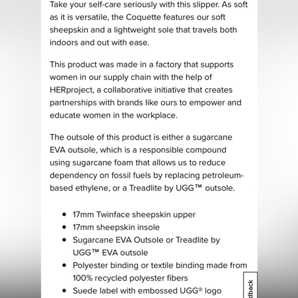 Ugg Coquette Slipper Size 7 NWT - Picture 14 of 14